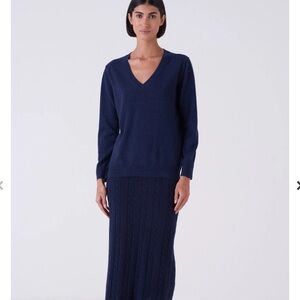 Black V-Neck Sweater